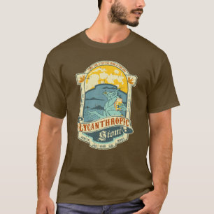 (Bedrövad) Werewolfflaskaetikett, T Shirt