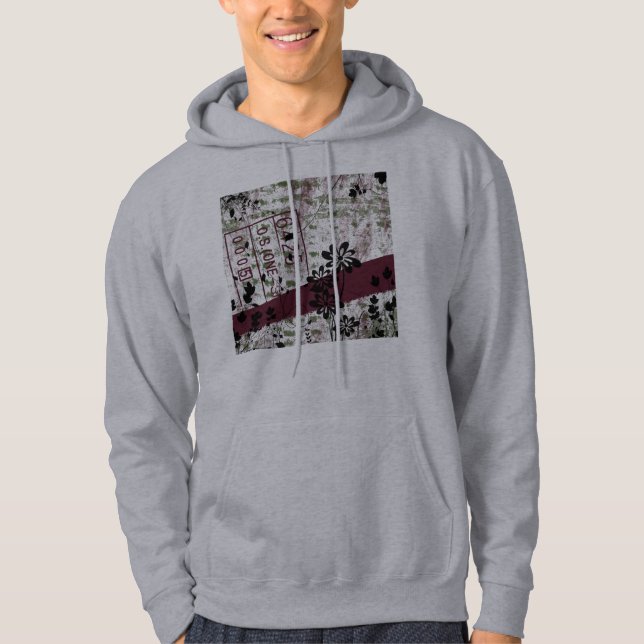Bedrövade blommor sweatshirt (Framsida)