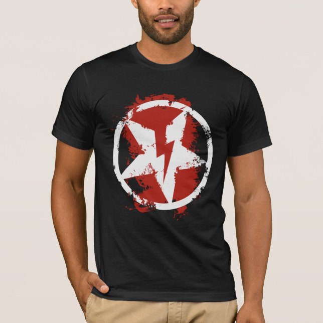 (Bedrövade) himmel milis, Tee Shirt (Framsida)