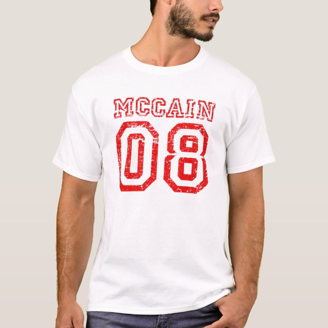 Bedrövade McCain 08 T-shirt (Framsida)