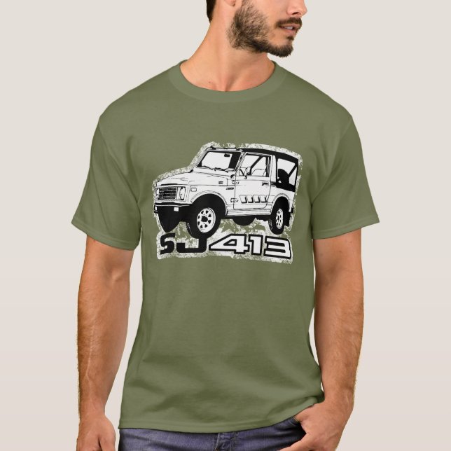 Bedrövade Zuki SJ413 T-shirt (Framsida)