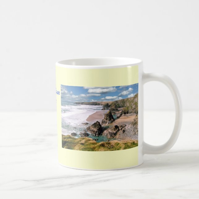 Bedruthan kliver, Cornwall Kaffemugg (Höger)