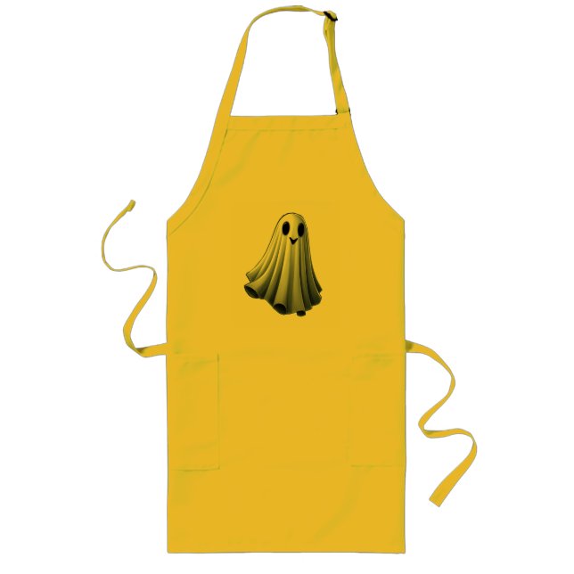 Bedsheet Ghost Långt Förkläde (Framsidan)