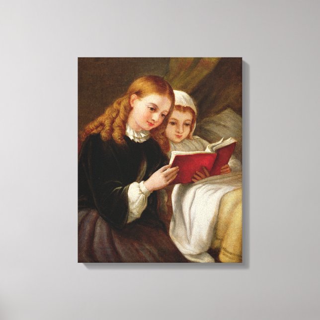 Bedtime-artikel Canvastryck (Framsida)