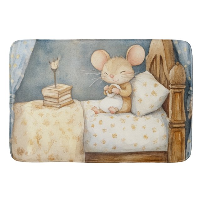 Bedtime Mice Bath Mat Badrumsmatta (Framsidan)