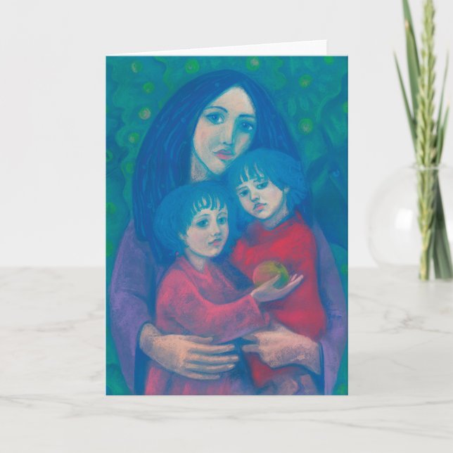 Bedtime-saga, mor& children art mors dag kort (Framsida)