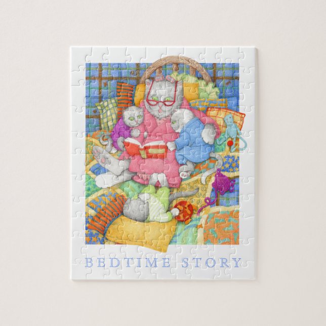 BEDTIME STORY 8x10 Puzzle Pussel (Vertikal)