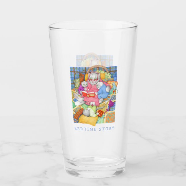 BEDTIME STORY Tall Drink Glass Glaskopp (Framsida)