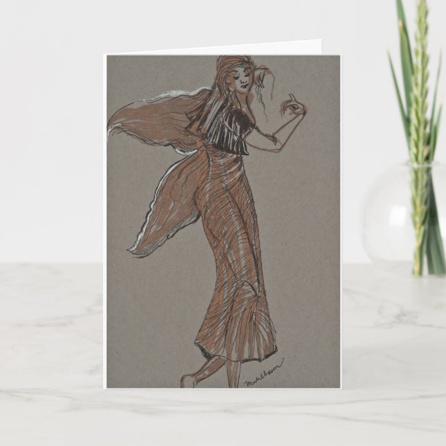 Beduinängelkort Helgkort (Framsida)