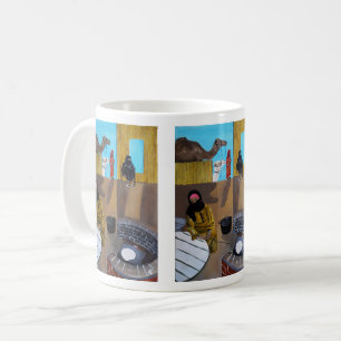 Beduinkvinnor Målning av Alfred Fox Kaffemugg