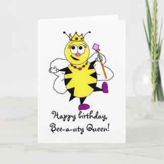 Bee-a-uty Queen Card Kort