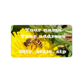 Bee Adressetikett