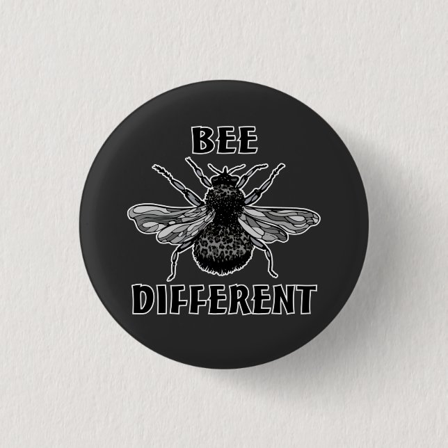 Bee Älskare har varit en annan Konstig och unik st Knapp (Framsida)