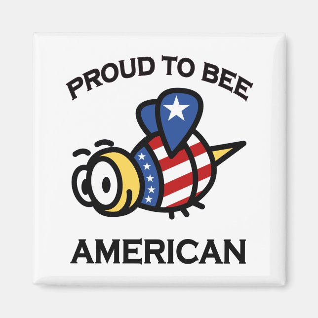 Bee American magnet (Framsidan)