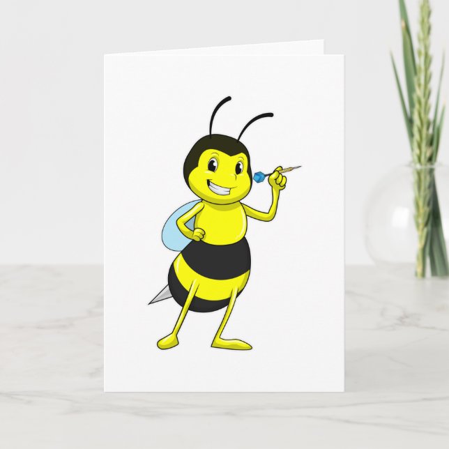 Bee at Darts med Dart Kort (Framsida)