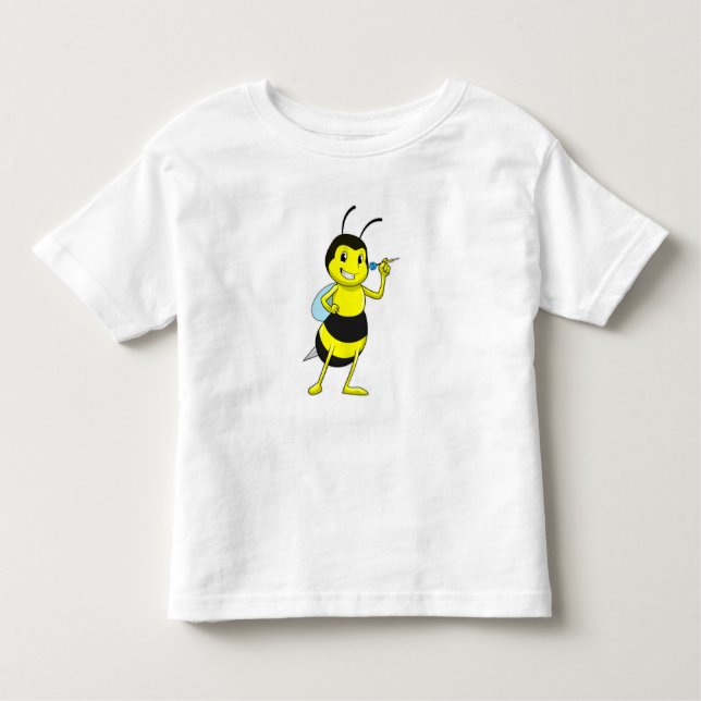 Bee at Darts med Dart T Shirt (Framsida)