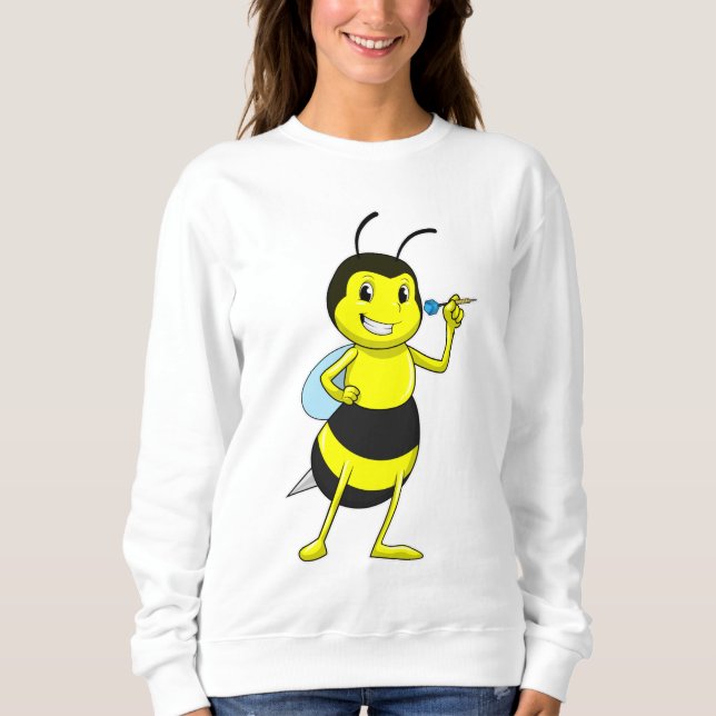 Bee at Darts med Dart T Shirt (Framsida)