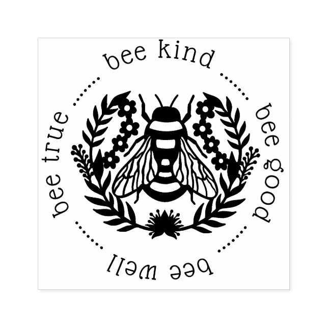 Bee Attitudes Stämpel (Tryck)