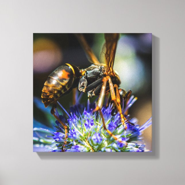 Bee Aware 12" x 12", 1,5", Enkel inslagen canvas (Framsida)