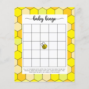 Bee Baby dusch bingo-spel