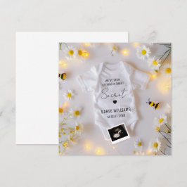 Bee Baby-meddelande Social Media Inbjudningar