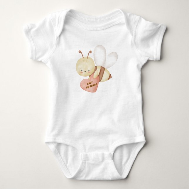 Bee baby ombord t shirt (Framsida)