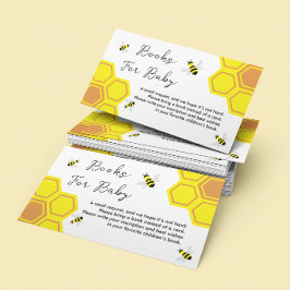 Bee Baby Shower Bokar för Baby Tilläggskort