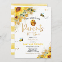 Bee Baby Shower Gender Neutral Parish to Bee Bee B