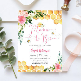 Bee Baby Shower Invitation Inbjudningar