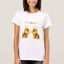 Bee Baby Shower Mamma som ska vara T-Shirt