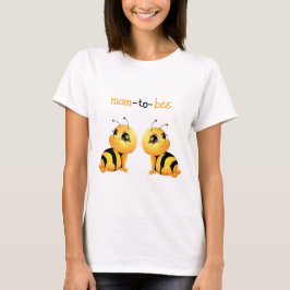 Bee Baby Shower Mamma som ska vara T-Shirt