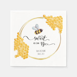 Bee Baby Shower Napkin Pappersservett