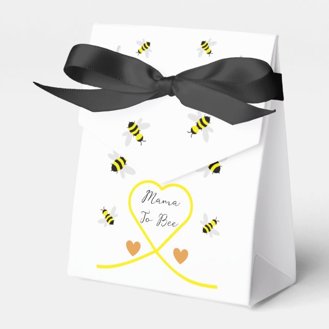 Bee Baby Shower Presentaskar (Framsidan Sidan)