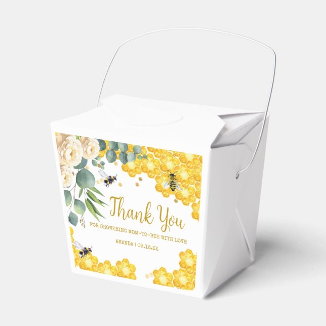 Bee Baby Shower Presentaskar (Framsidan Sidan)