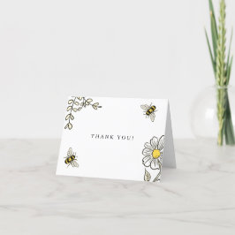 Bee Baby Shower Tack för att du har kort med Humla