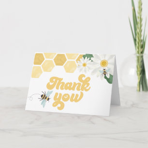 Bee Baby Shower Tack Kort