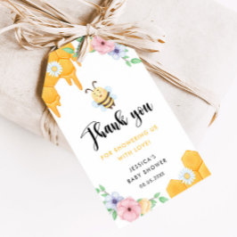 Bee Baby Shower Tack Presentetikett