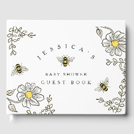 Bee Baby Shower Välkommen till Humla Shower Gästböcker