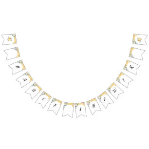 Bee babyduschbanderoll vimplar