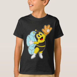 Bee Baseball Baseball-handsken T Shirt