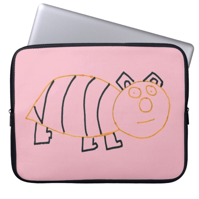 Bee Bear Laptop sleeve (Framsidan)