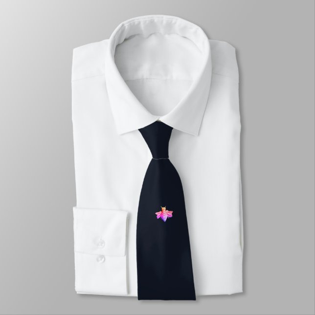 Bee - Biene - navy Krawatte Slips (Bunden)