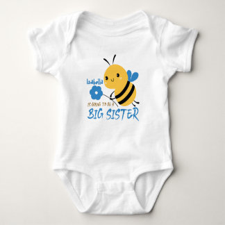 Bee Big Sister Pregnancy Announcement Toddler T Shirt