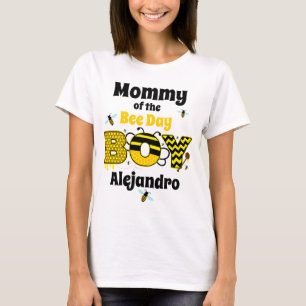 Bee Birthday Boy Mamma T Shirt