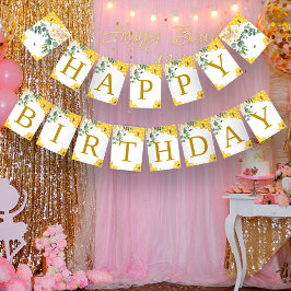 Bee Birthday Vimplar