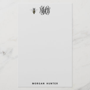 Bee Black vine Brevpapper