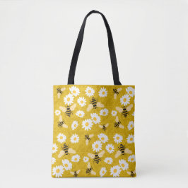 Bee Bliss Tote Bag" Tygkasse