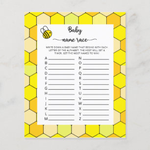 Bee blommigt Baby tävling namn
