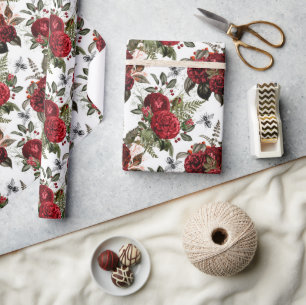 Bee Blommigt Elegant Gift Presentpapper