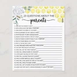 Bee blommigt om föräldrarna